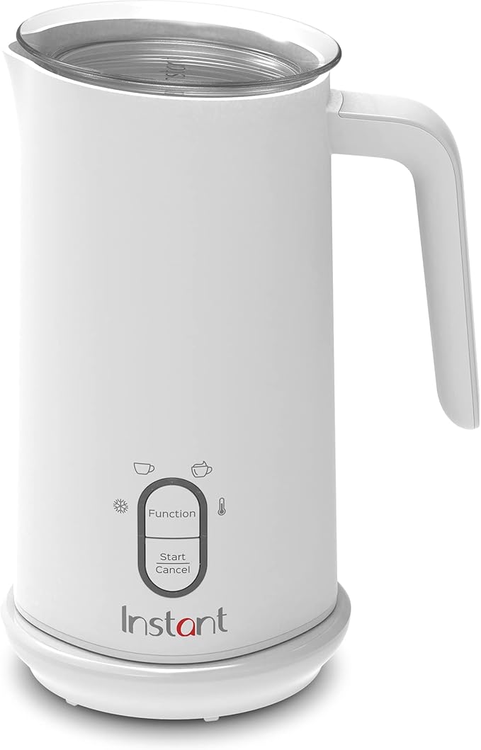 Instant Milk Frother by Instant Pot with stainless jug and preset buttons